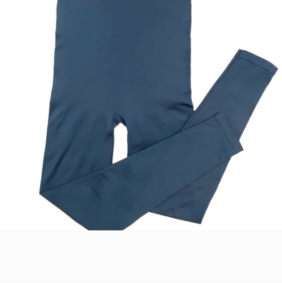 BLANQI Highwaist Postpartum + Nursing Support Leggings Maternity Steel Blue M - Picture 2 of 2